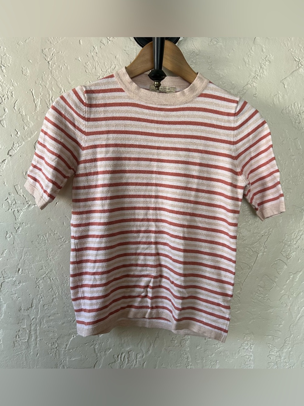 Polagram Striped Sweater Tee
